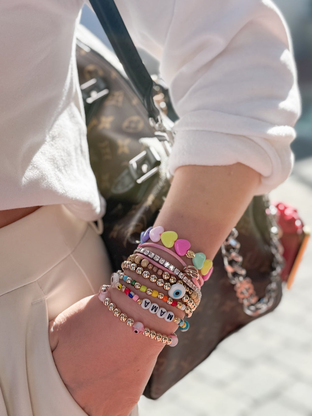 Mama Beaded Bracelet