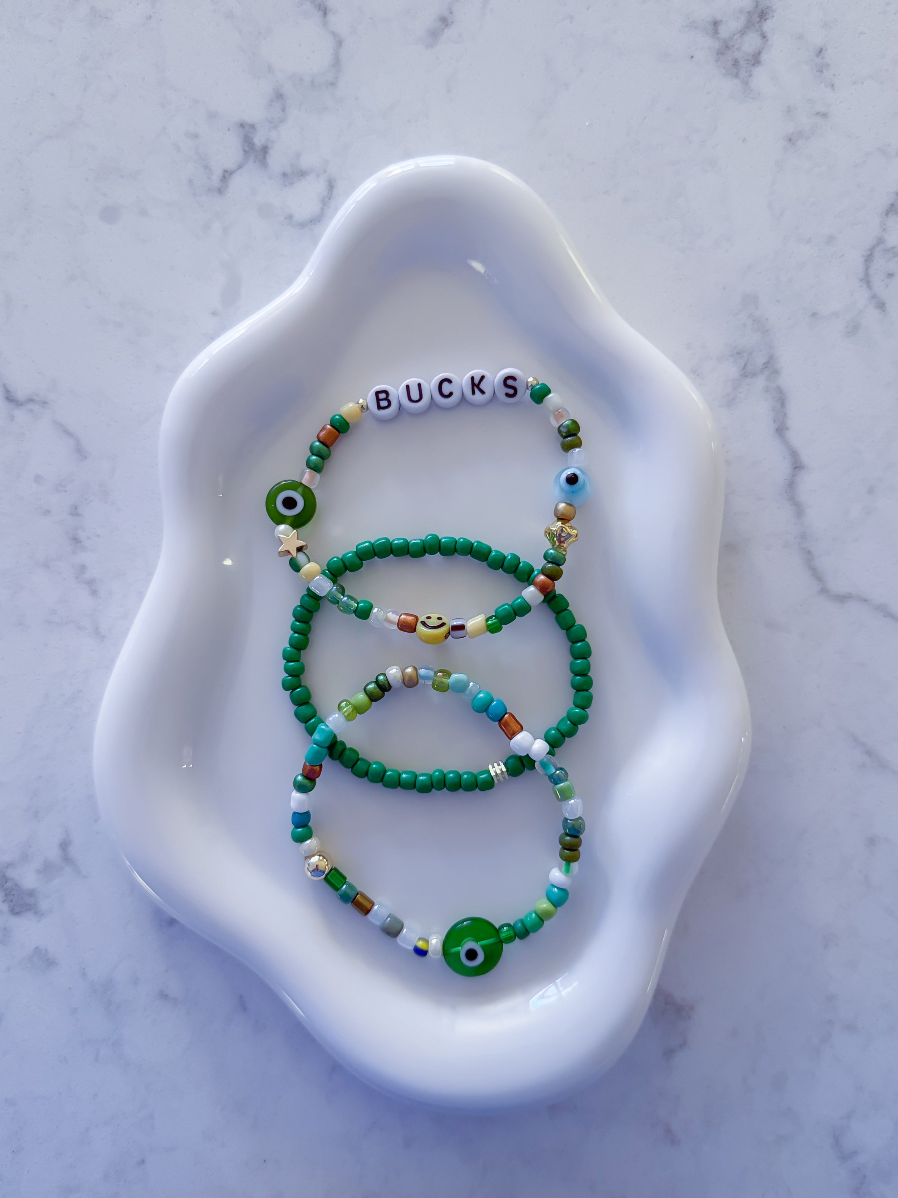 Custom Team Beaded Bracelet