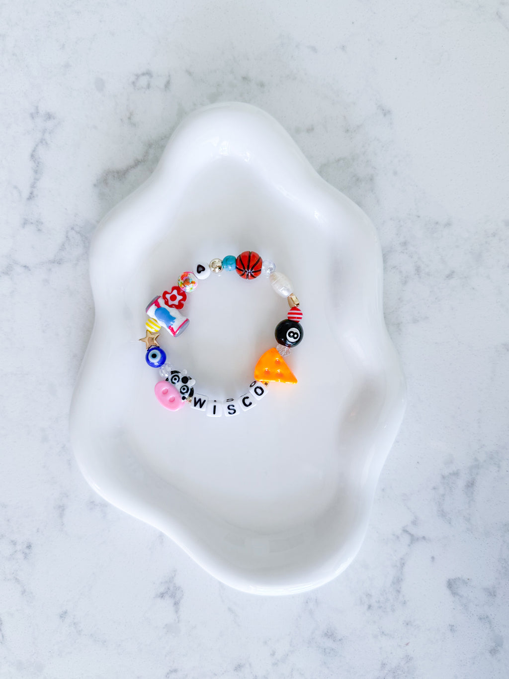 Wisconsin Beaded Bracelet