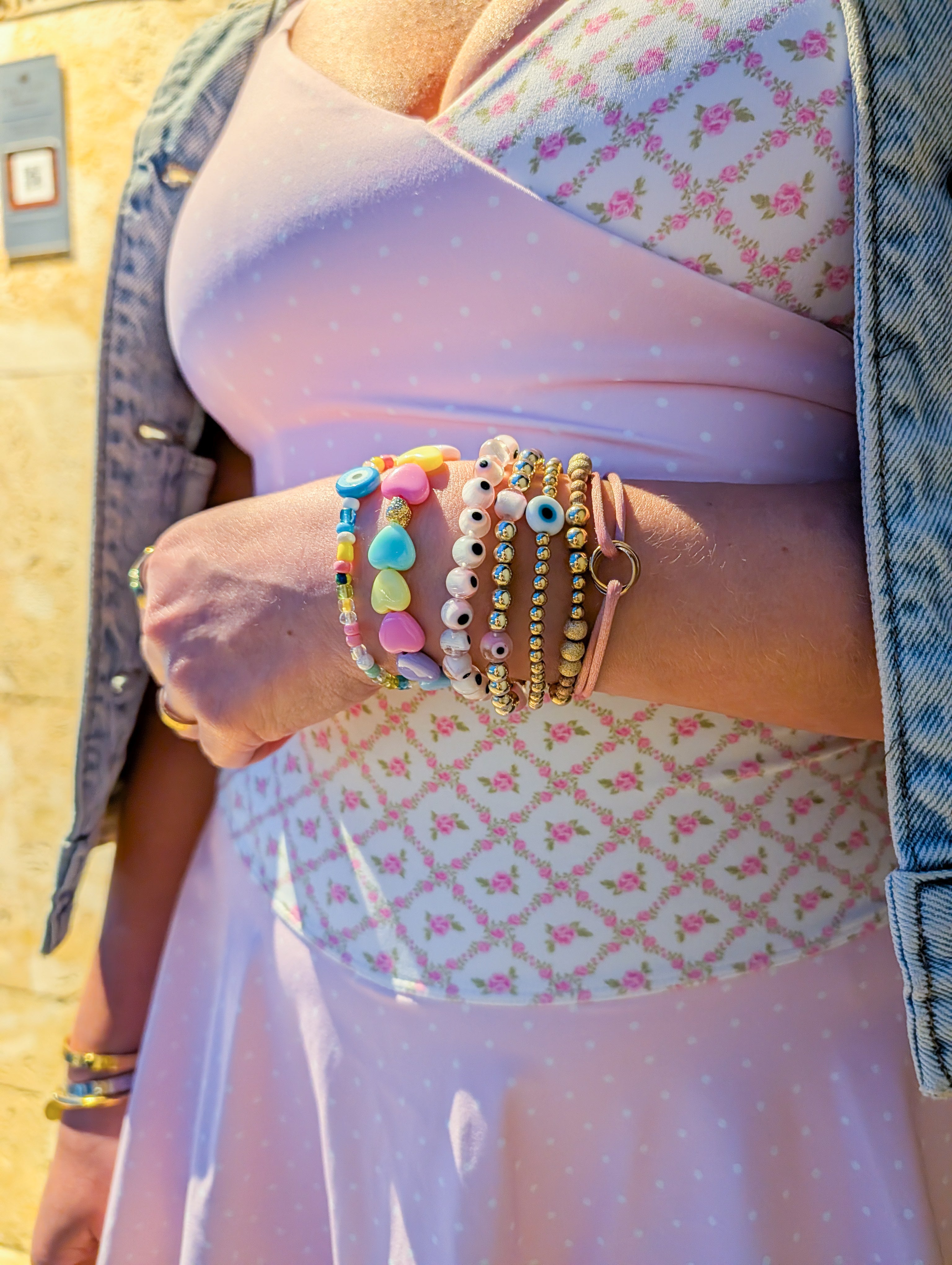 Beaded Evil Eye Bracelet