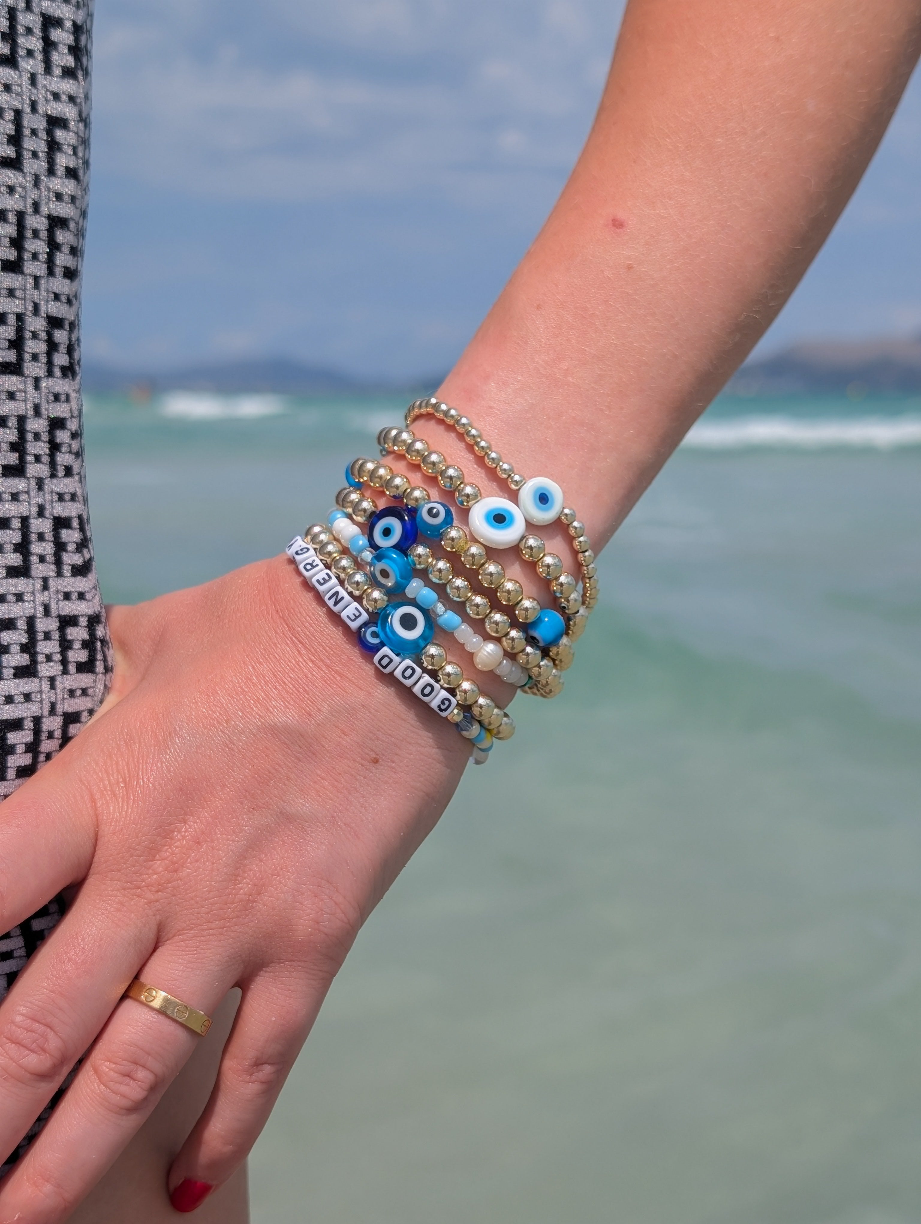 GOOD ENERGY Beaded Bracelet