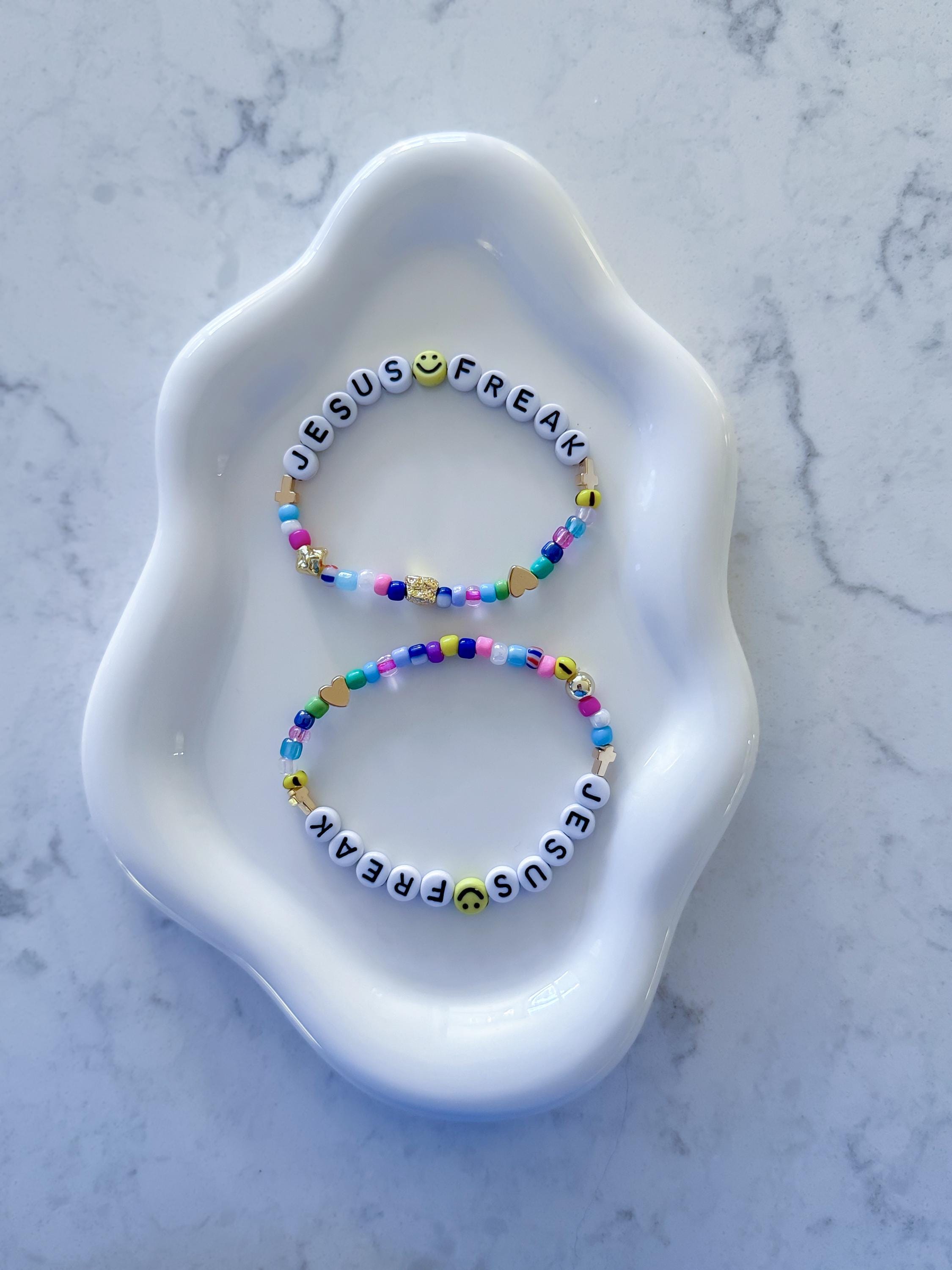 Beaded Evil Eye Bracelet: Customizable Religious Jewelry