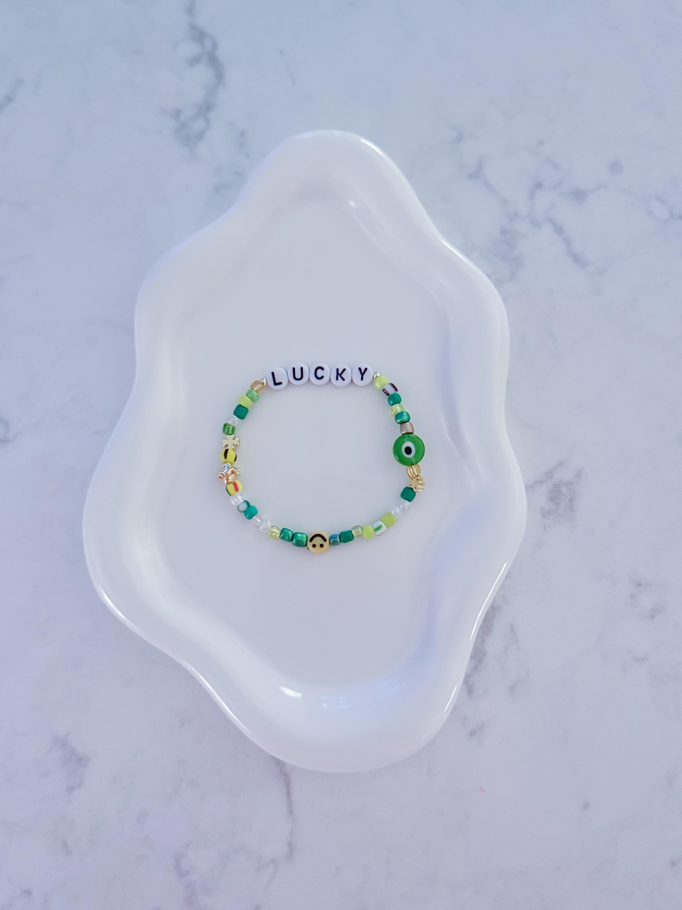 Lucky St. Patrick's Day Bracelet: 14K Gold Plated, Freshwater Pearl