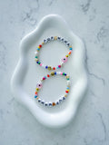 Pup Mama Beaded Bracelet – 14k Gold, Pearl, Evil Eye, Pet Lover Gift