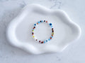 Triple Evil Eye Beaded Friendship Bracelet, Custom Protection Jewelry