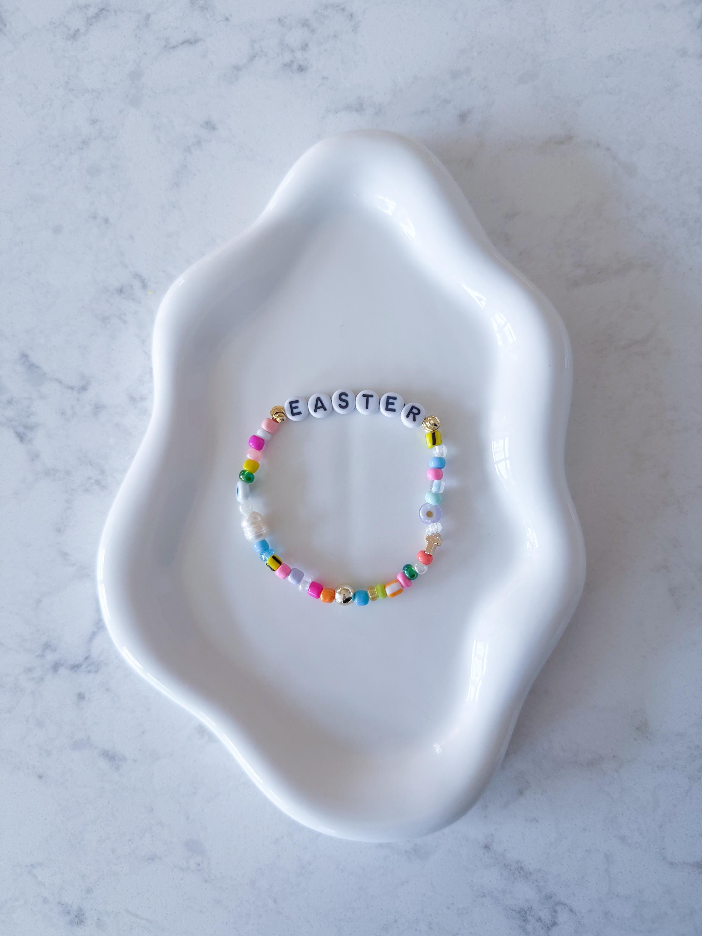 Beaded Evil Eye Bracelet: Customizable Religious Jewelry